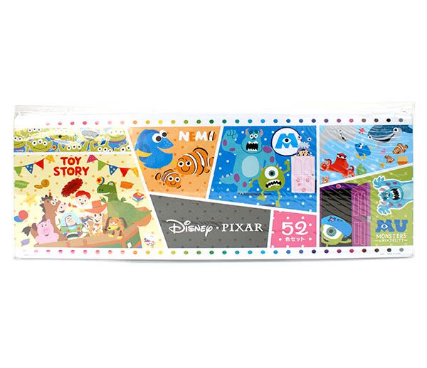 日本進口 - 【SEGA】日版 Disney迪士尼 景品 迪士尼皮克斯色鉛筆 52色