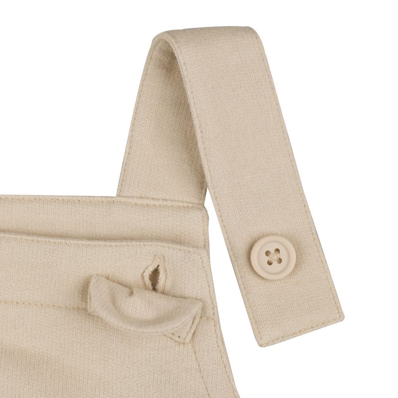 akachan honpo - 吊帶褲-動物-淺卡其色