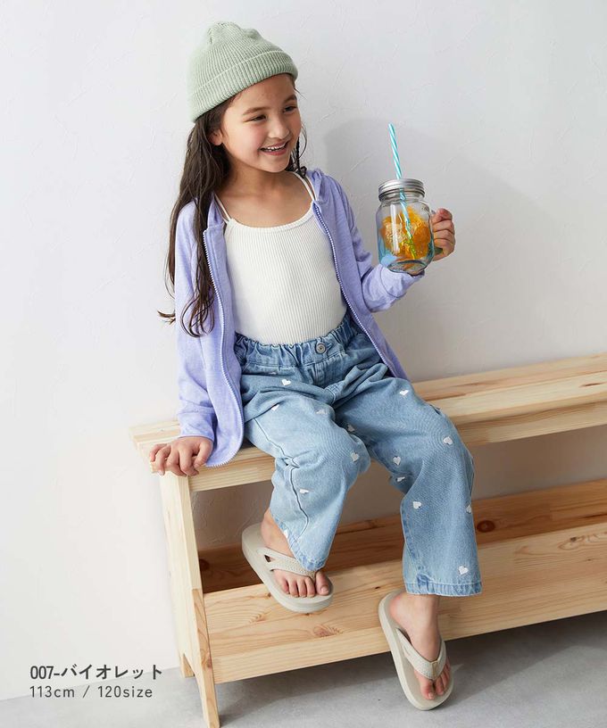 日本 devirock - 90%抗UV 輕薄透氣防曬連帽小外套-亮橘