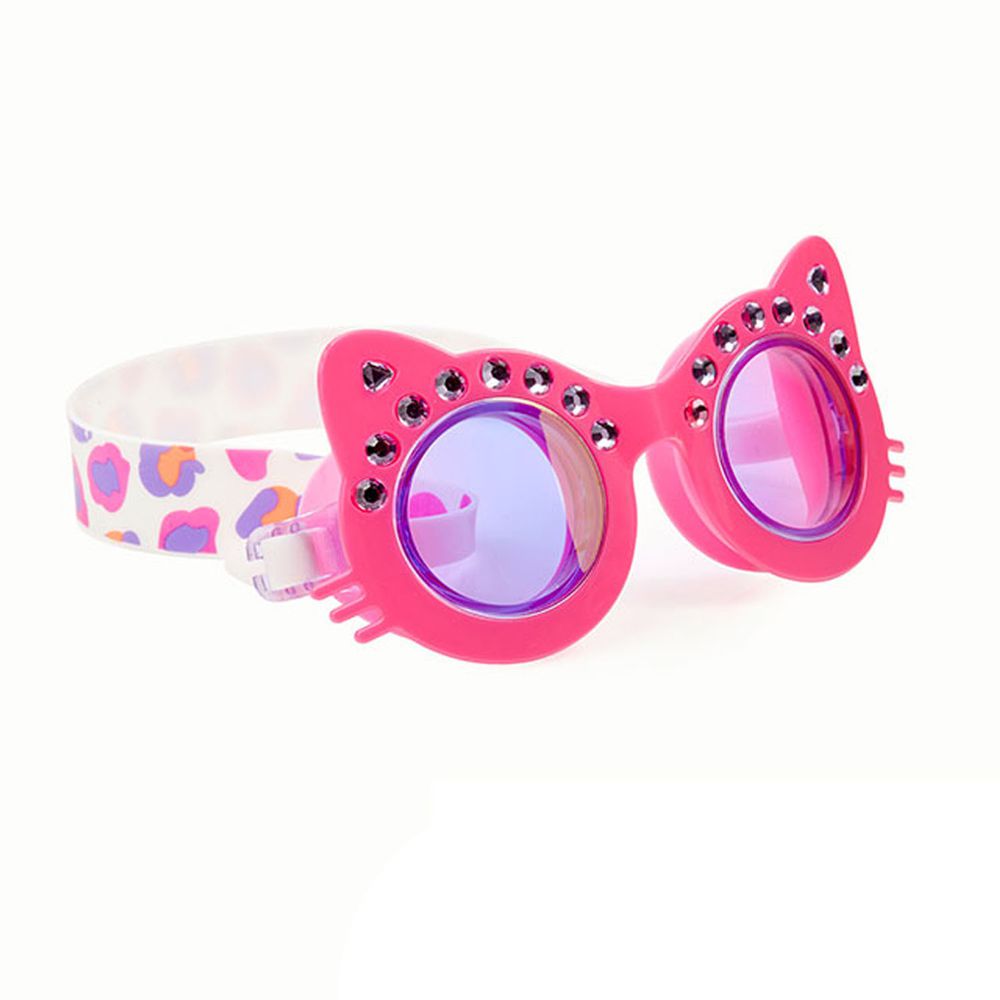 美國Bling2o - 兒童造型泳鏡-小喵咪系列-粉紅色 (6歲-成人)