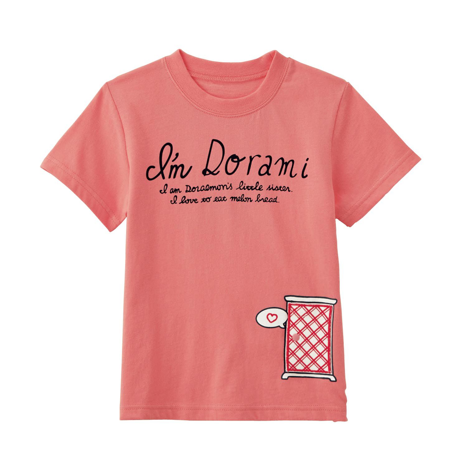 日本千趣會 - 哆啦A夢翻翻樂短T-哆拉美任意門-粉