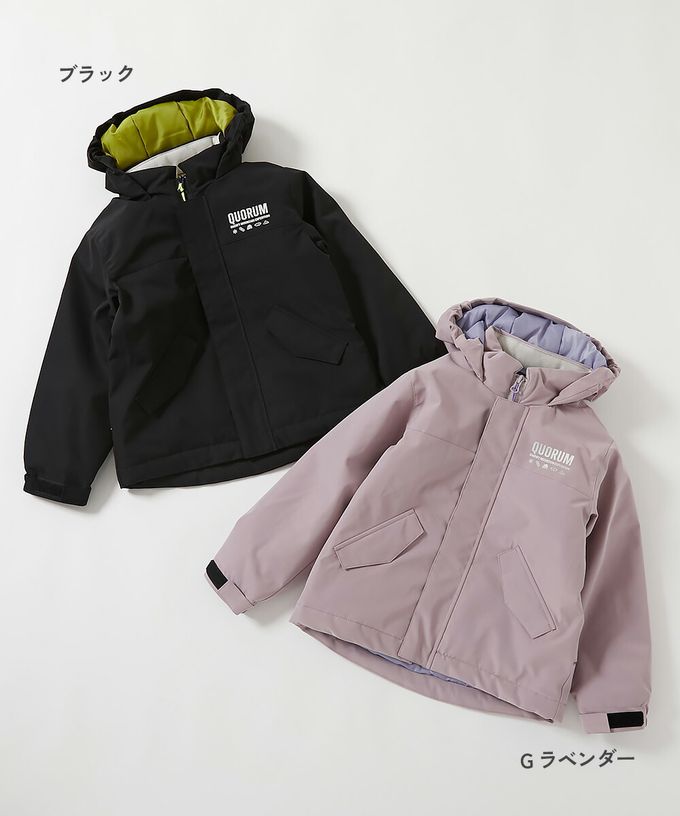 日本 devirock - 防水防寒玩雪加厚保暖外套-耐水壓5000mm-粉紫