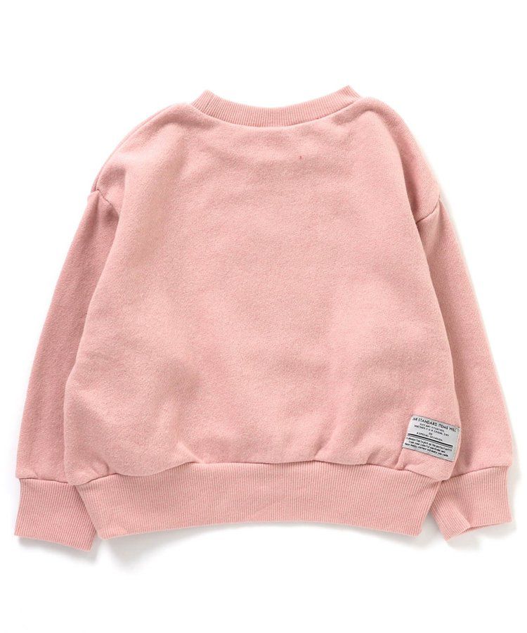 日本 BREEZE - 純棉裏毛糖果印花長袖上衣-黑