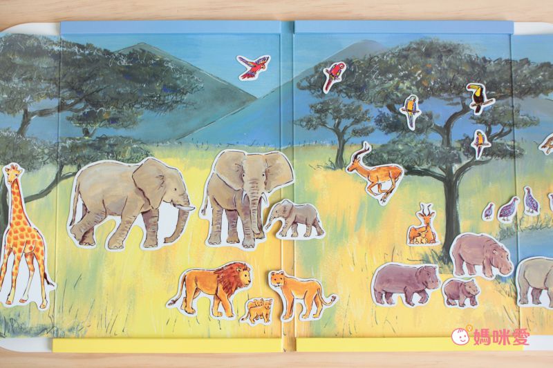 近60種主題！比利時繪本風磁鐵書 x 隨身貼紙書