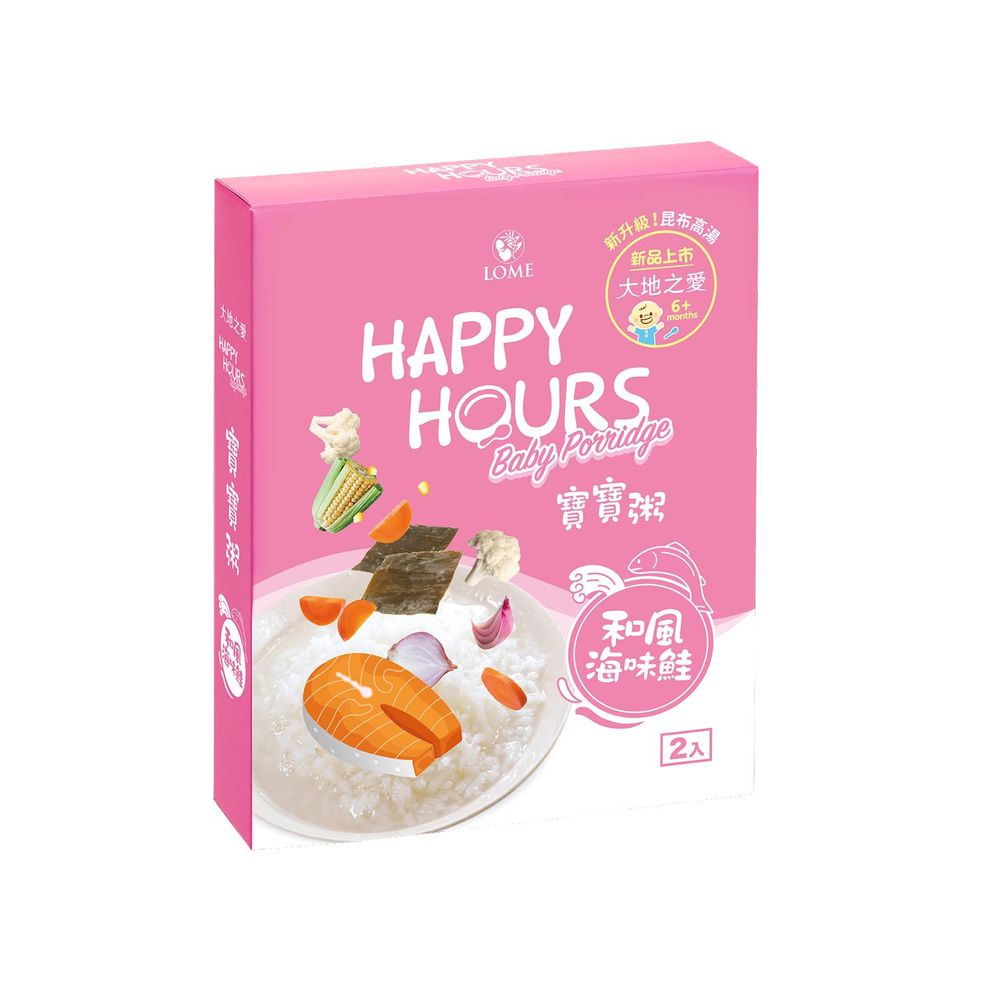 HAPPY HOURS - 寶寶粥(和風海味鮭)150gX2包