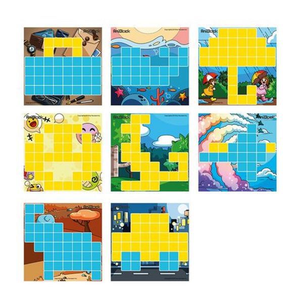 互動型益智積木❤【韓國AniBlock AR積木】❤結合俄羅斯方塊＋七巧板＋AR技術☞孩子越玩越聰明