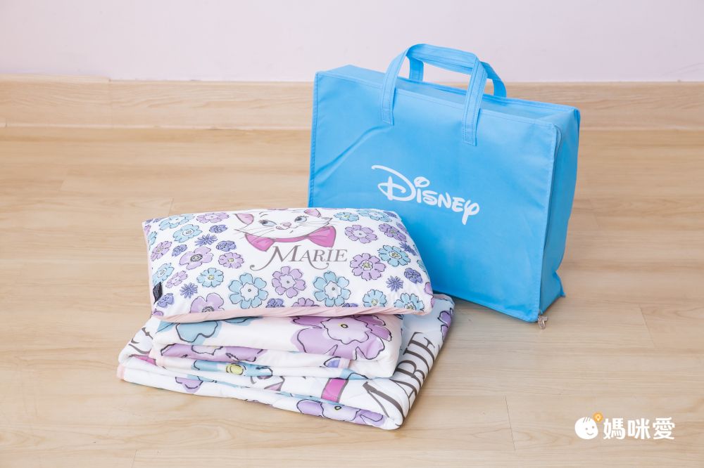 體感降5度！【迪士尼 涼感三件式睡袋】瑪麗貓、美人魚、小飛象