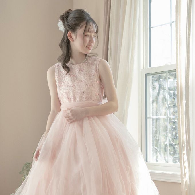 日本 Catherine Cottage - 夢幻層次蝴蝶結洋裝/小禮服-水藍