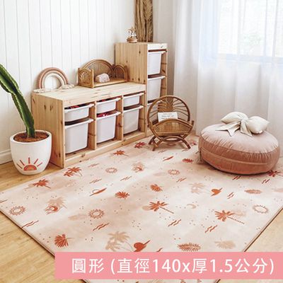 澳洲 Mikro Australia - 精緻美學地墊 - Summer Vibes 夏日氛圍-圓 (直徑140x厚1.5公分)