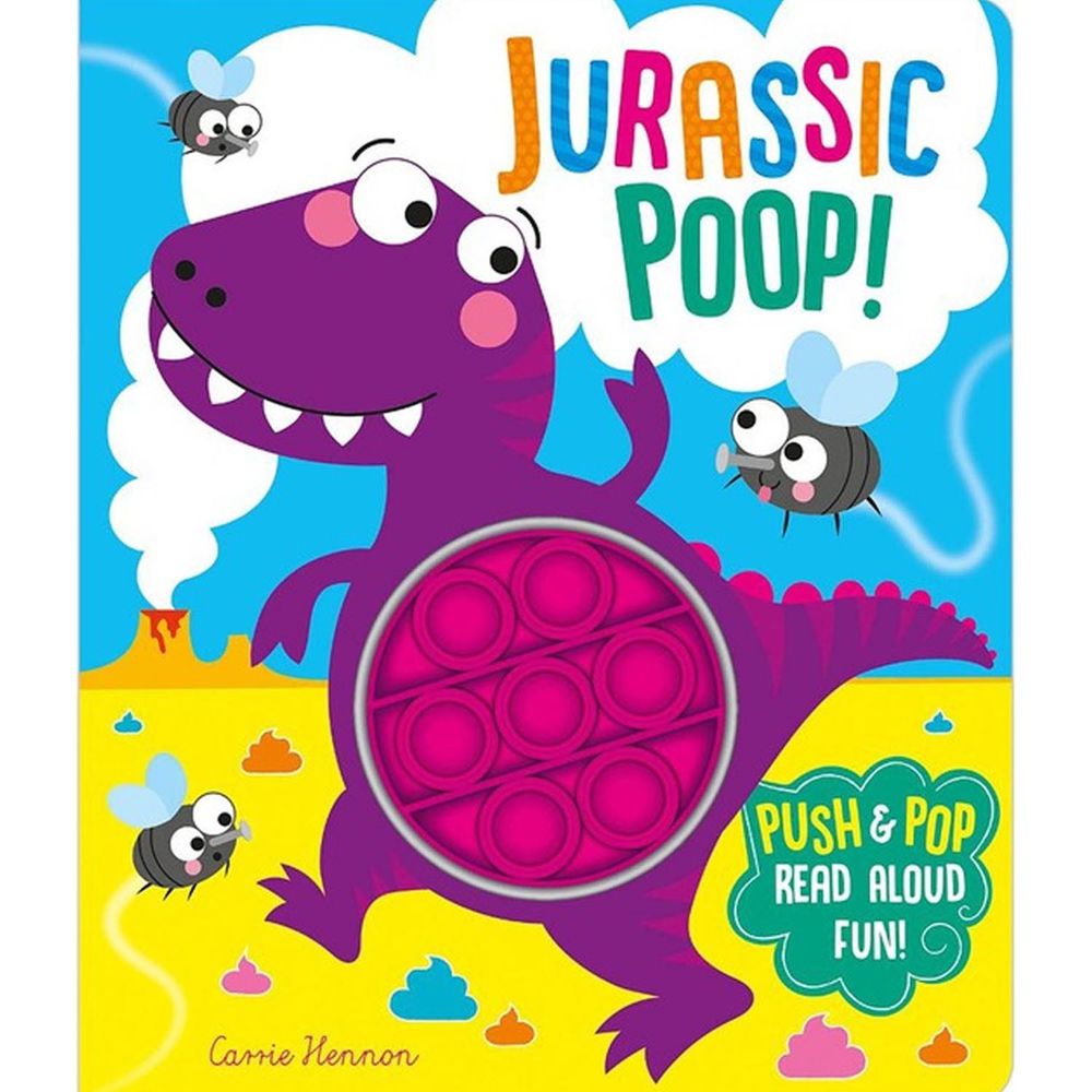 PUSH POP BUBBLE BOOKS: JURASSIC POOP! 侏儸紀便便（泡泡書）