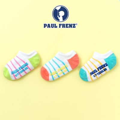 韓國 PAUL FRENZ - (3入組)韓製彈力短筒襪-SEAN