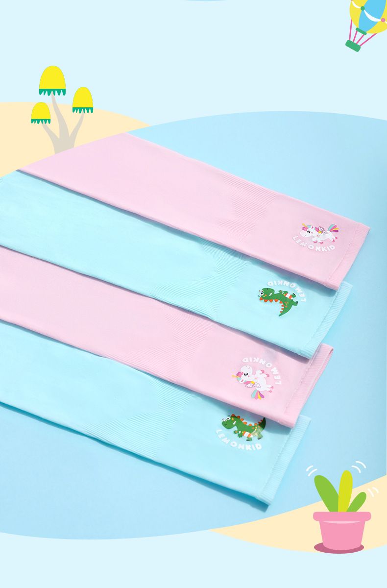 韓國lemonkid - 兒童涼感冰袖手套-冰粉獨角獸