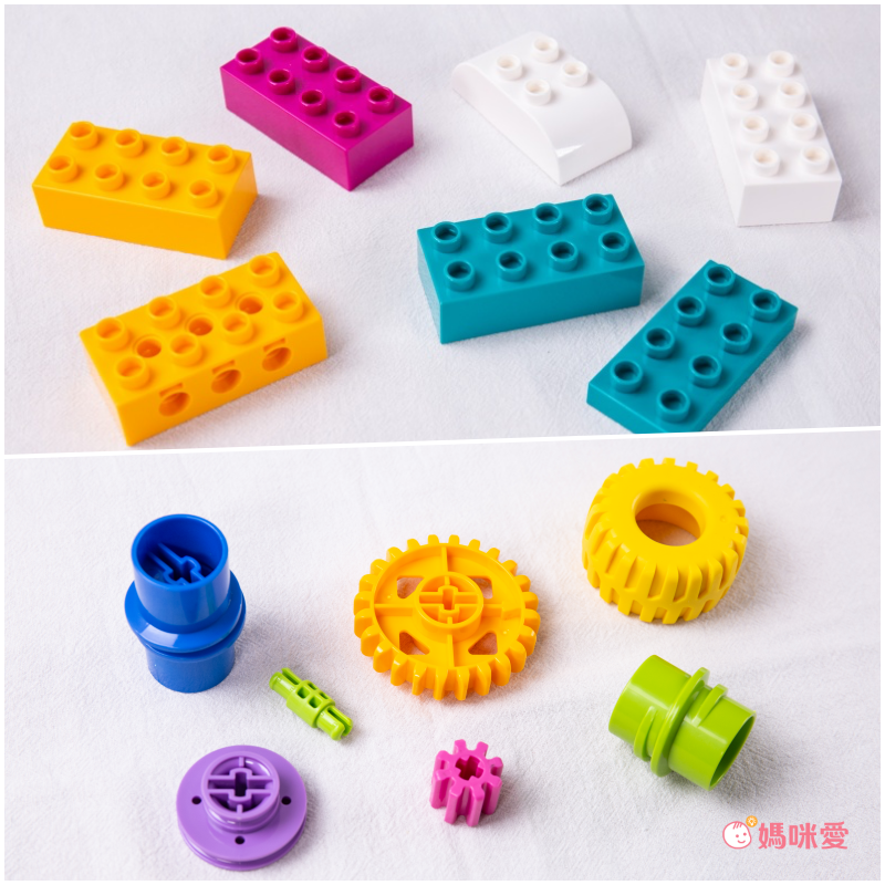 昌兒 - 幼兒動力積木教育套裝(含收納盒)