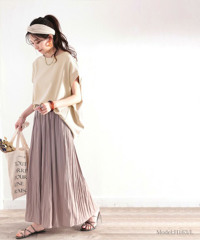 日本 Classical Elf - [熱銷] 100%棉顯瘦船領短袖上衣-灰藍