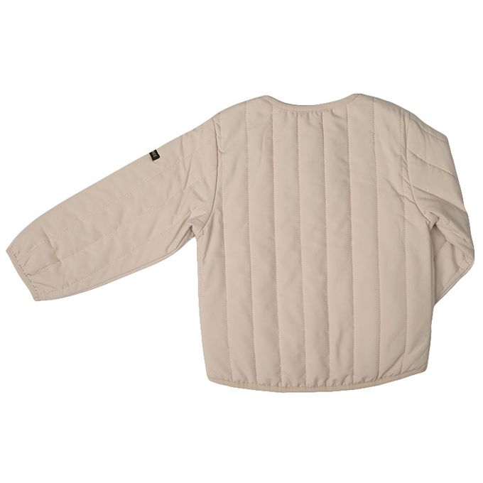 akachan honpo - 寬鬆夾克-超細纖維-象牙白色