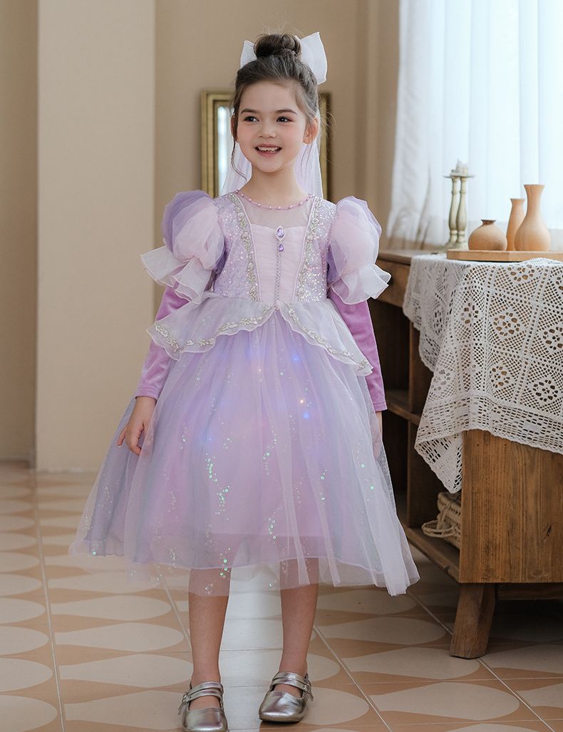 長袖公主裝長髮公主