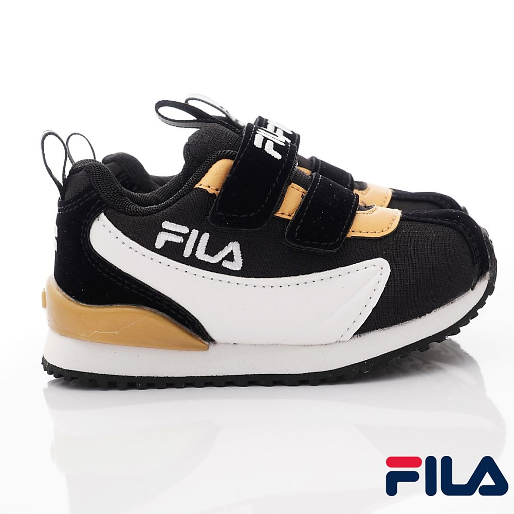 FILA - 經典慢跑鞋(中小童段)-運動鞋-黑