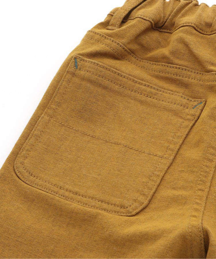 日本 BREEZE - 內刷毛輕量彈力直筒長褲-酒紅