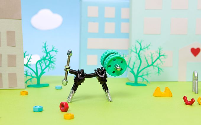 以色列 theOffBits - 機械積木-越野車