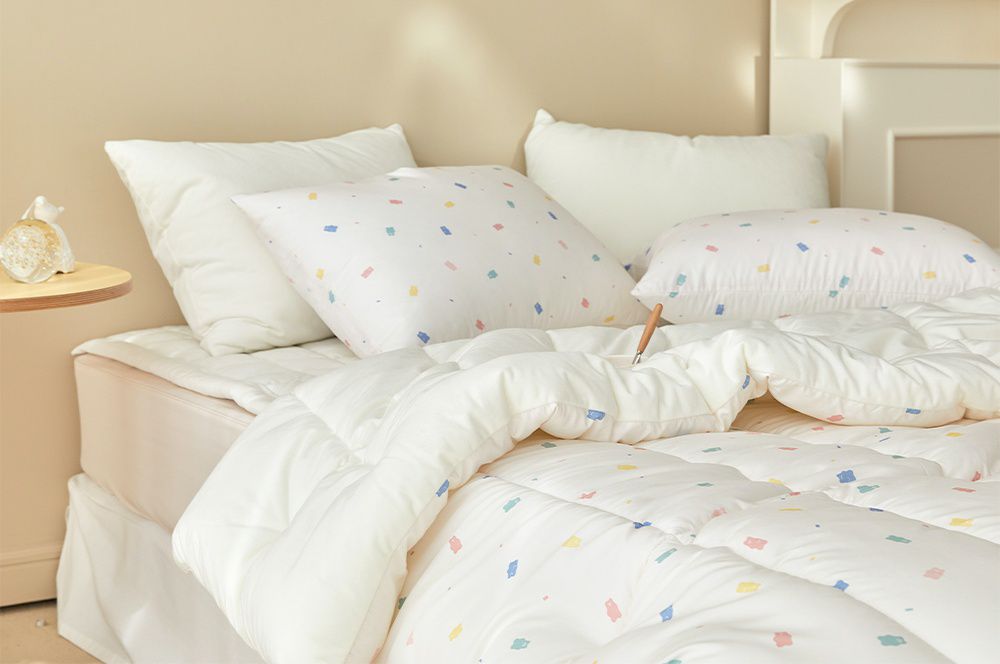 韓國 Maatila - 可水洗超細纖維桃皮感棉被(冬被)-軟糖熊熊