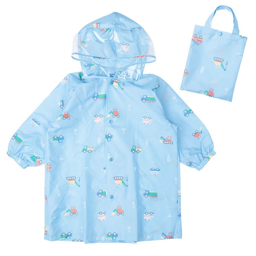 雨衣-車子-藍色