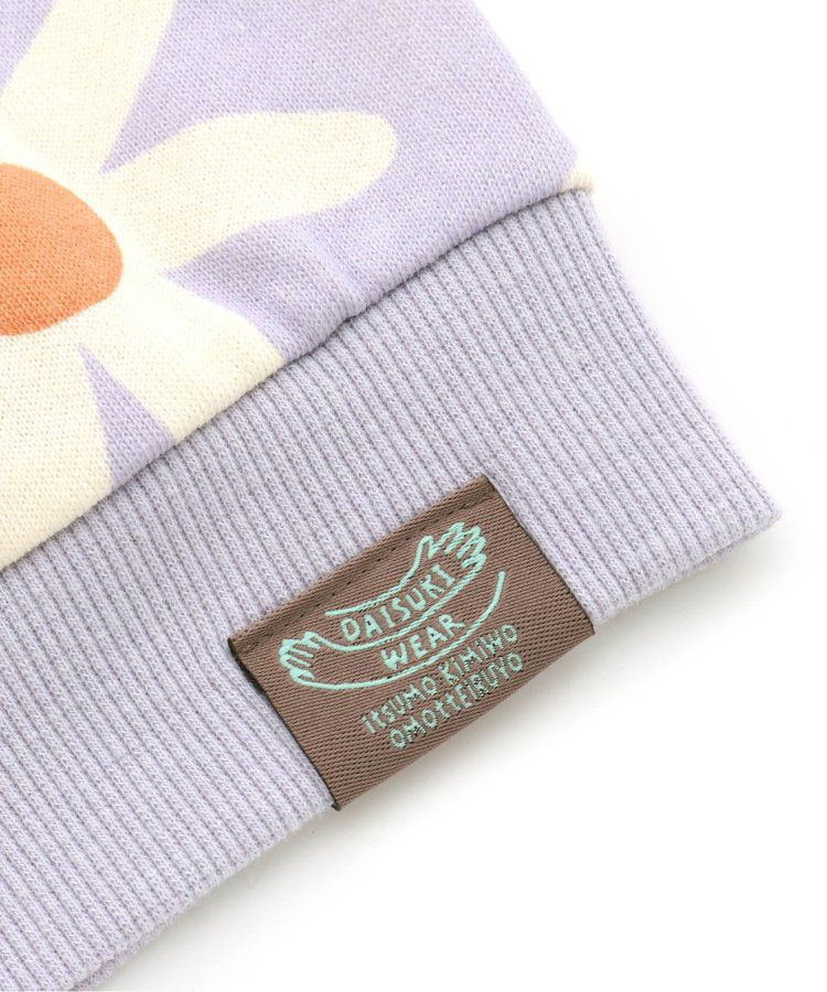 日本 BREEZE - 正反OK！裏毛印花長袖上衣-棋盤格-彩色