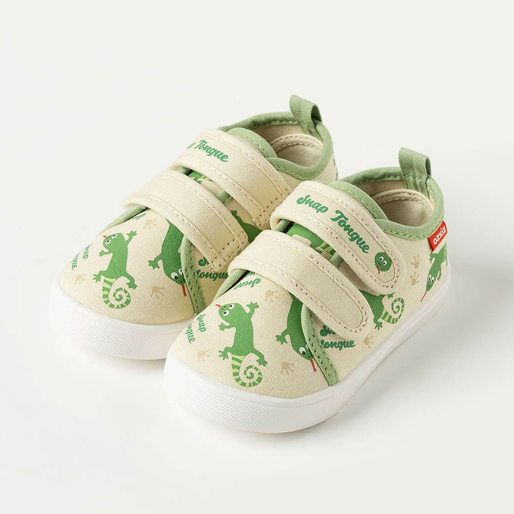 好穿軟底防滑休閒鞋-變色龍-米