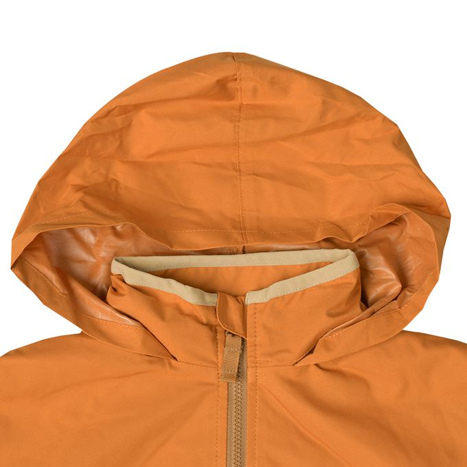 akachan honpo - 防潑水夾克-內裡刷毛-橘色