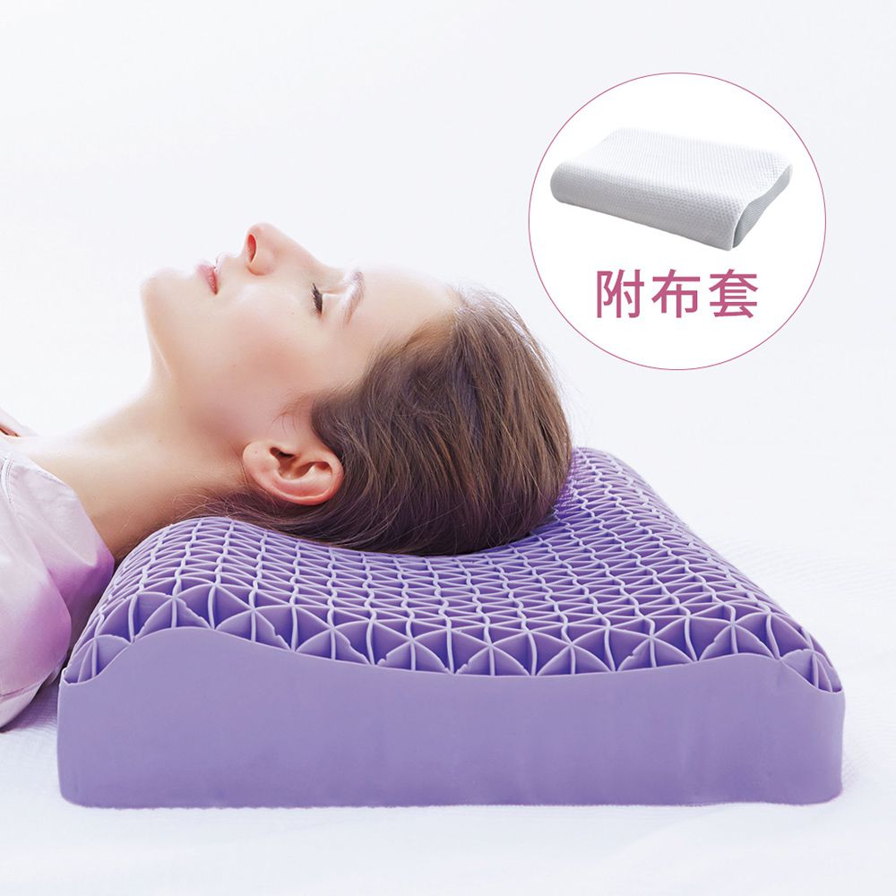 日本 COGIT - 透氣雙層蜂巢式肩頸紓壓安眠枕-附布套