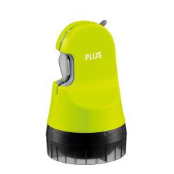 日本文具代購 - 【PLUS】二合一滾輪個資保護章+開箱刀-定番基本款-青草綠