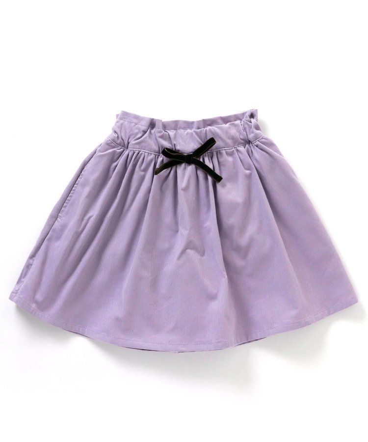 日本 apres les cours - 燈芯絨甜美冬季褲裙-紅格紋