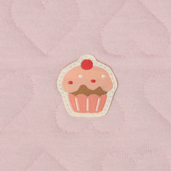 akachan honpo - 長袖鋪棉家居服-側邊按扣 杯子蛋糕-紫色