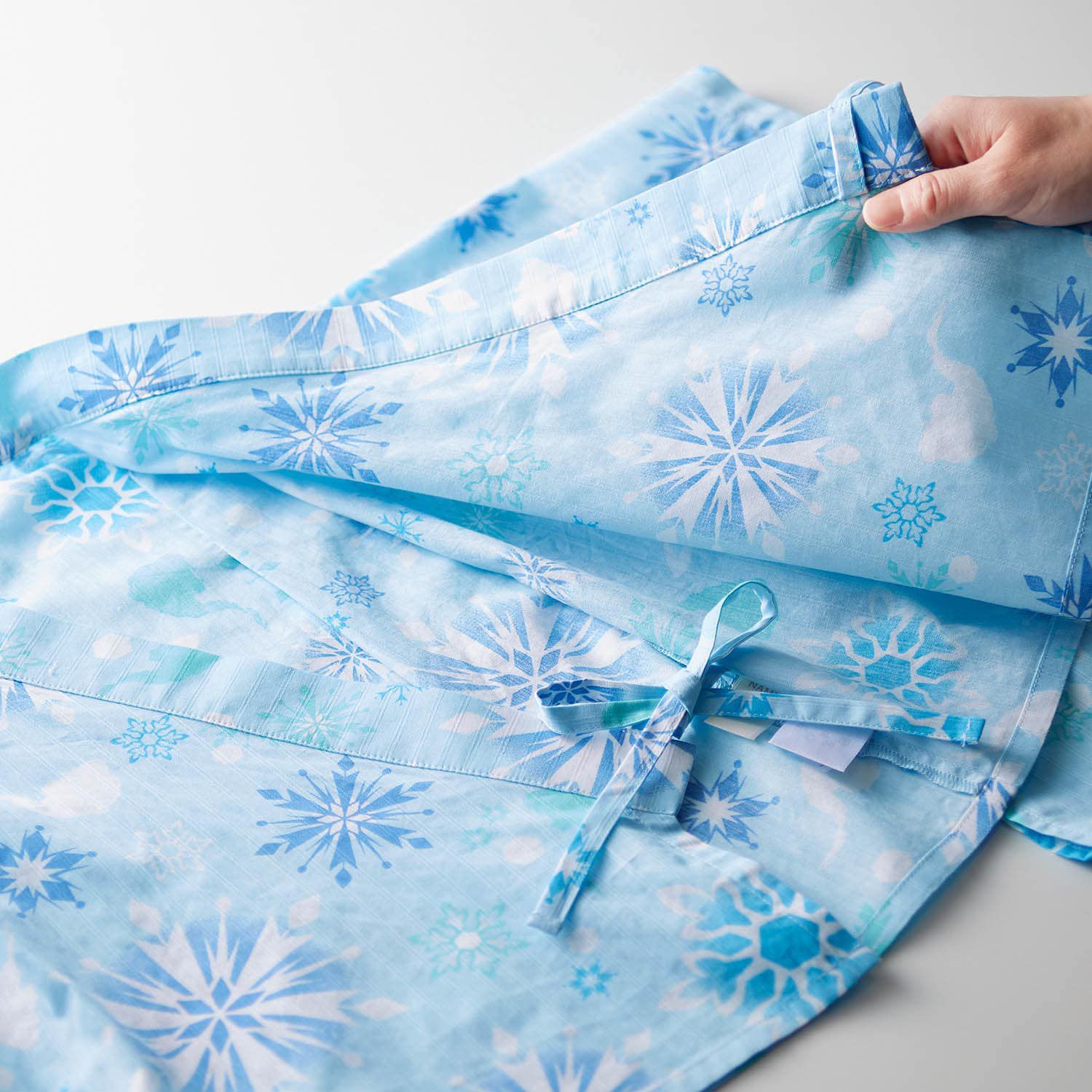 日本千趣會 - 迪士尼 可當洋裝穿的2 WAY浴衣組合-冰雪奇緣-水藍