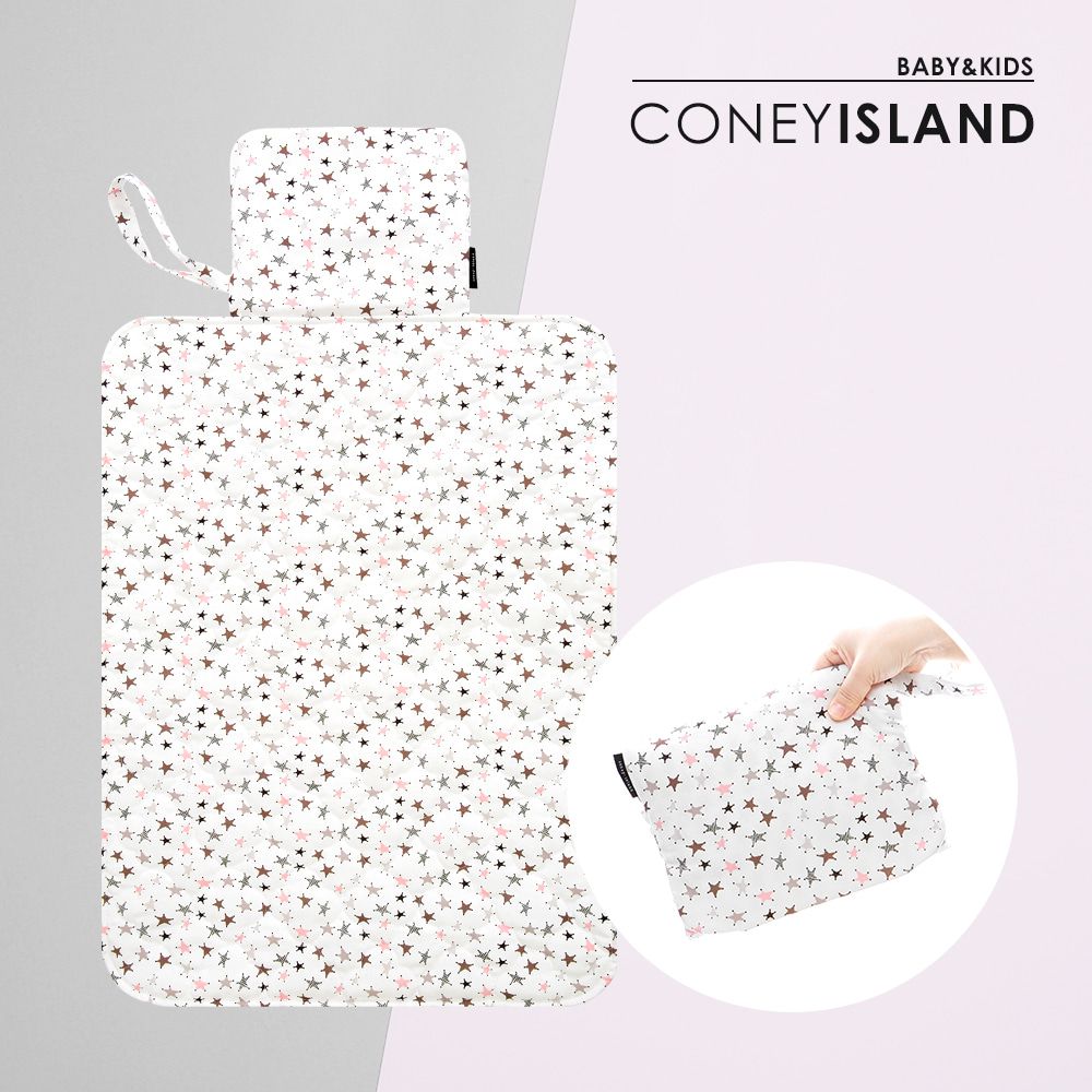 韓國 Coney Island - 防水攜帶式尿布墊-滿天星星 (90*53cm)