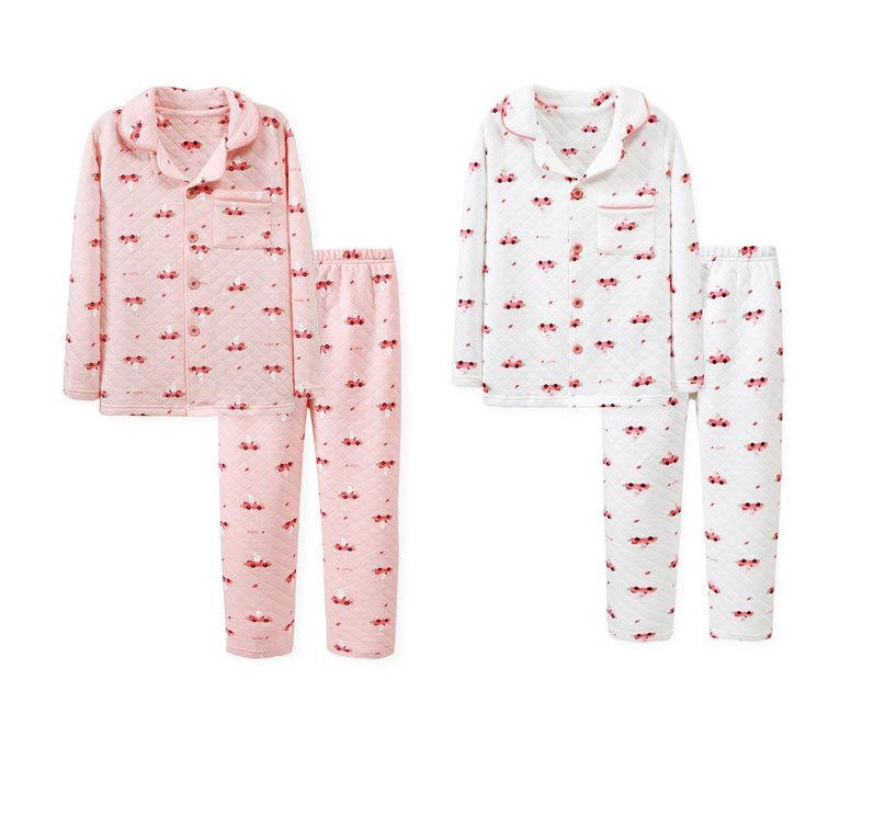 冬季家居服/睡衣，採用親膚柔棉，透氣度佳有彈性好活動