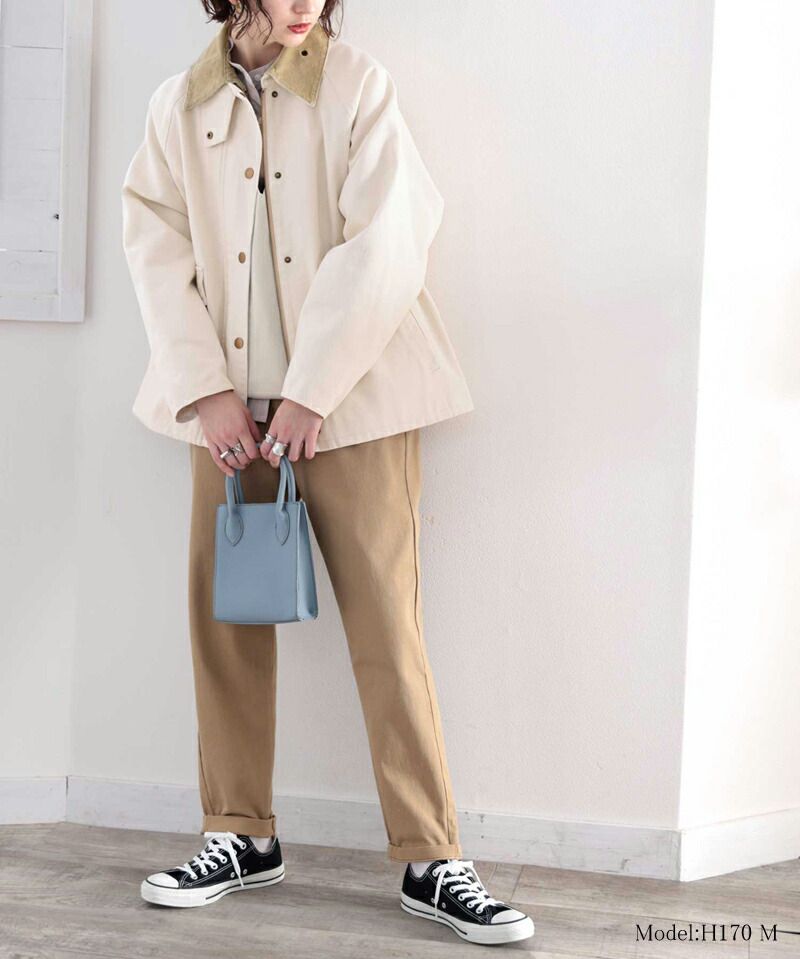 日本 Classical Elf - 工作服風挺版立領夾克-卡其