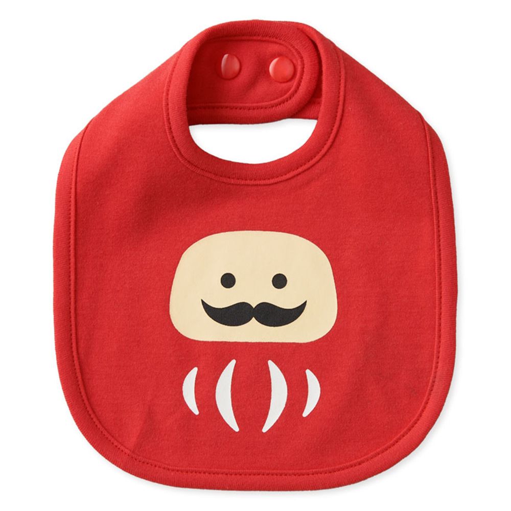 慶賀圍兜--達摩不倒翁-紅色 (60~80cm)