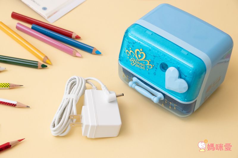 日本文具 SONIC - 自動停止電動安全削鉛筆機(3種筆芯)-可愛版-粉紅