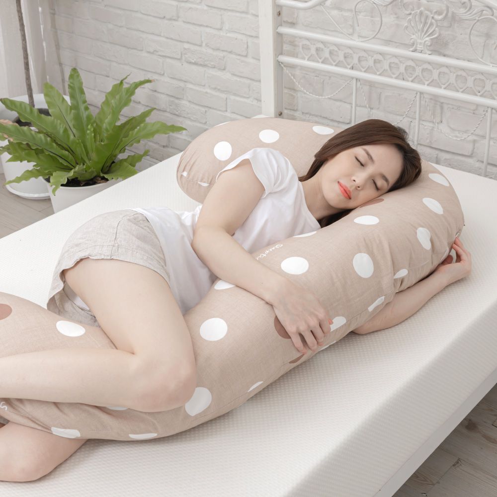 孕婦側睡舒眠枕哺乳枕 孕婦枕/授乳枕/月亮枕