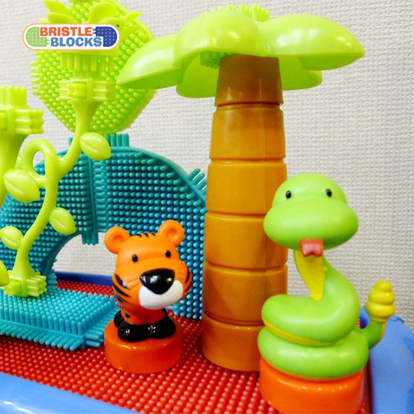 B.TOYS - 鬃毛積木_叢林冒險系列-58PCS