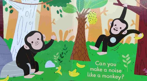 Nosy Crow-LISTEN TO THE JUNGLE聽聽叢林音效書