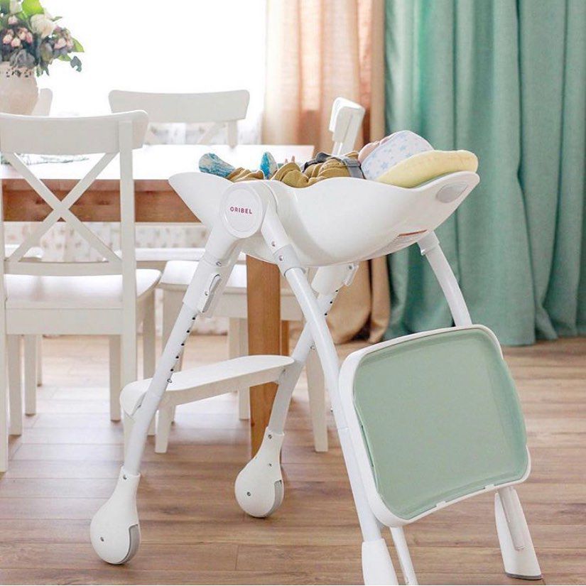 新加坡 Oribel - Cocoon經典款成長型多功能高腳餐椅-草莓糖粉
