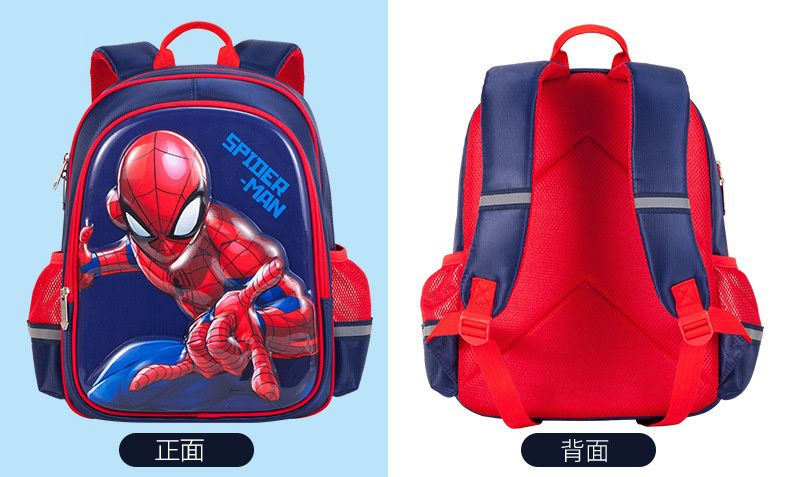 3D立體輕量書包-卡通人物蜘蛛人 (建議90~120cm)-28x18x37cm