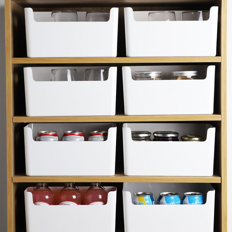 側凹型大容量收納盒-窄版 (25.5x8.4x13.5cm)