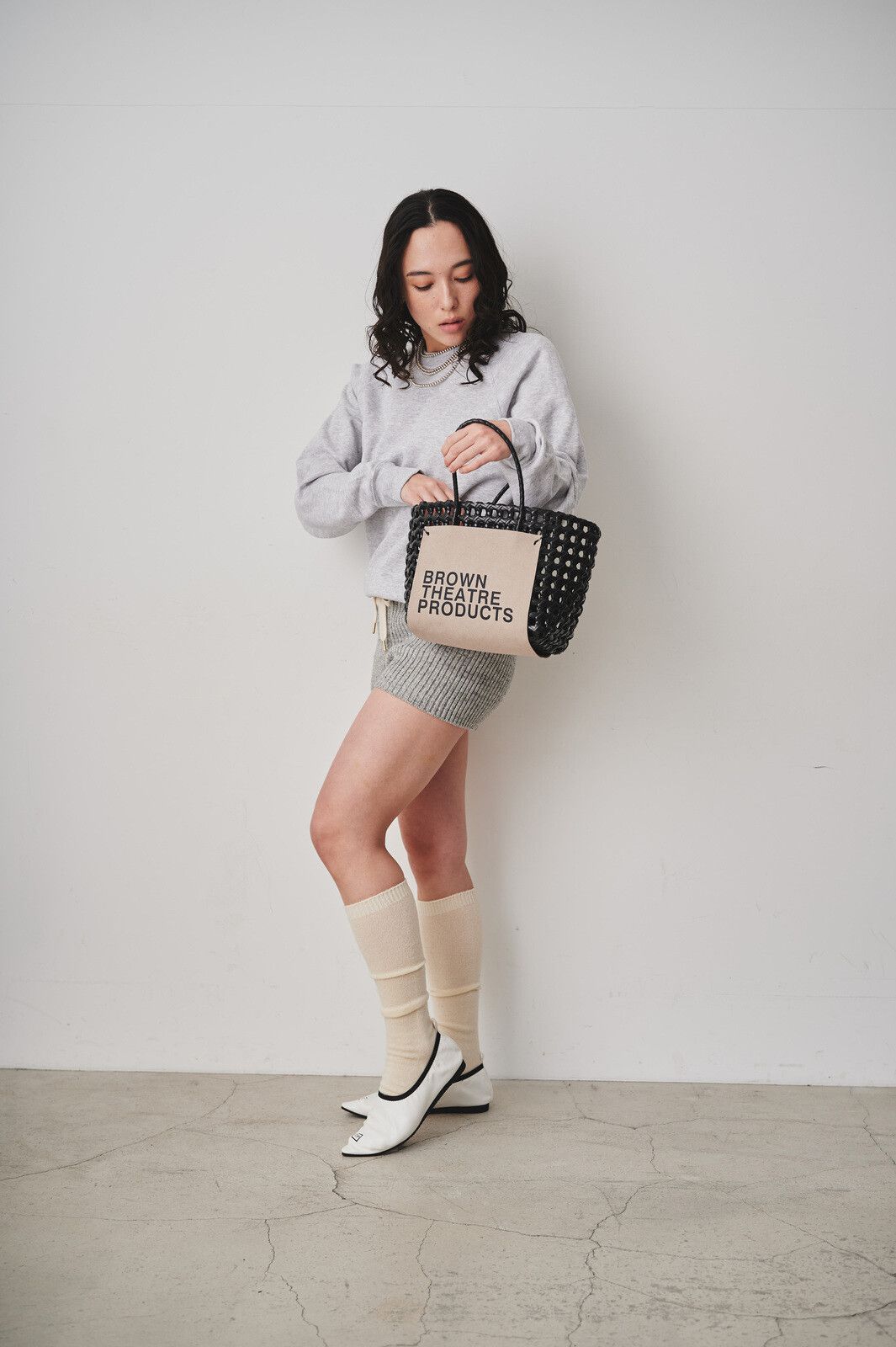 日本代購 - [熱銷冠軍] 品牌經典手提編織包-經典黑 (30x20x12cm)