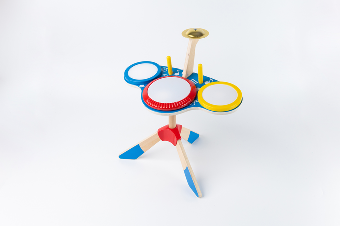 德國 Hape - 三重動感電子鼓