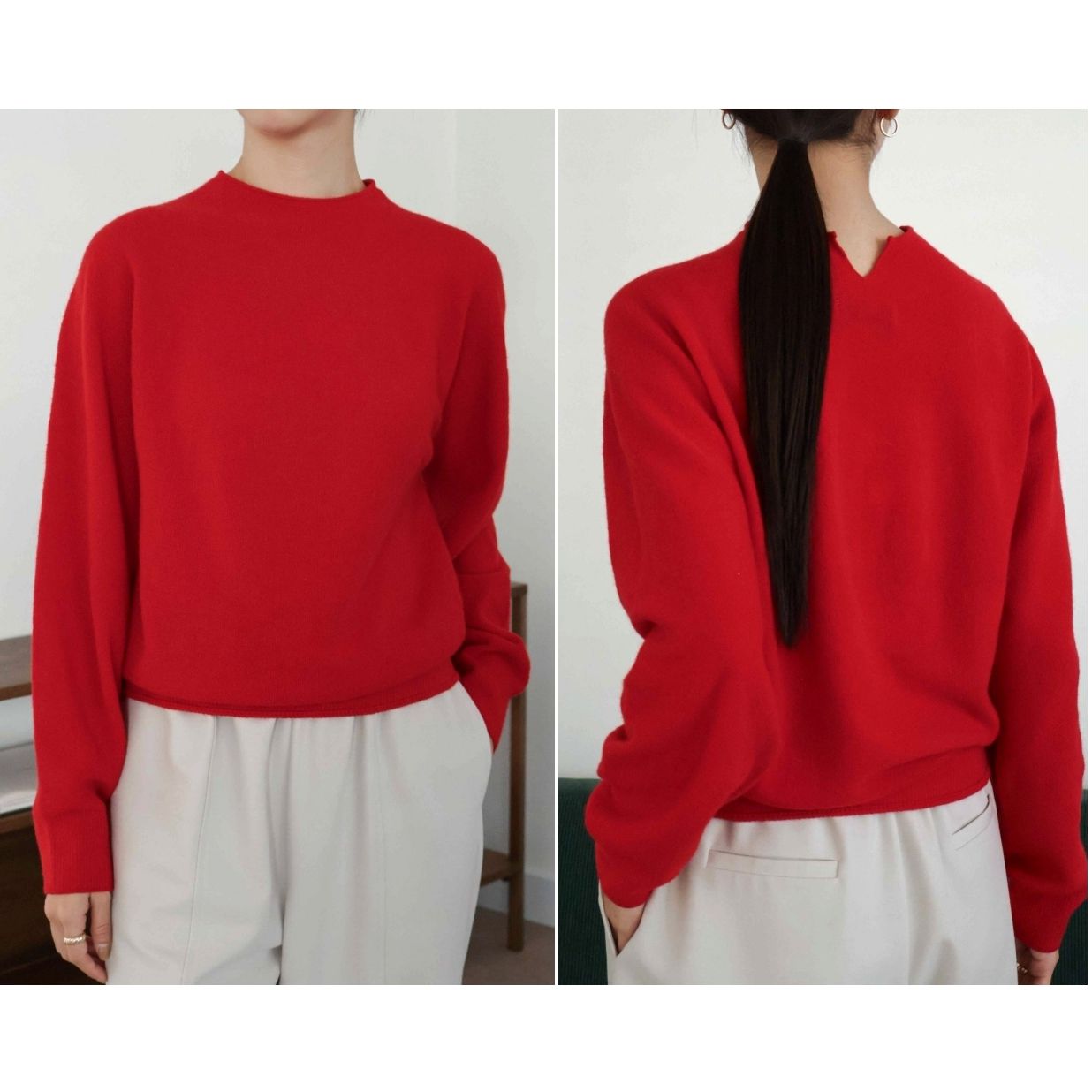 正韓製。美麗諾羊毛針織上衣，現在任選2件就再85折喔！