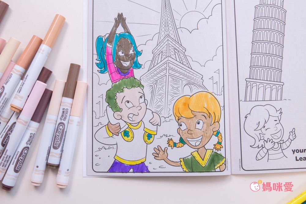 膚色不再只有一種！Crayola 繪兒樂 世界膚色蠟筆、彩色筆
