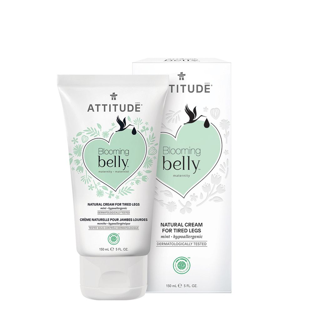 加拿大 ATTITUDE 艾特優 - 孕媽咪系列(摩洛哥堅果油)-天然腿部舒緩按摩霜-150ml