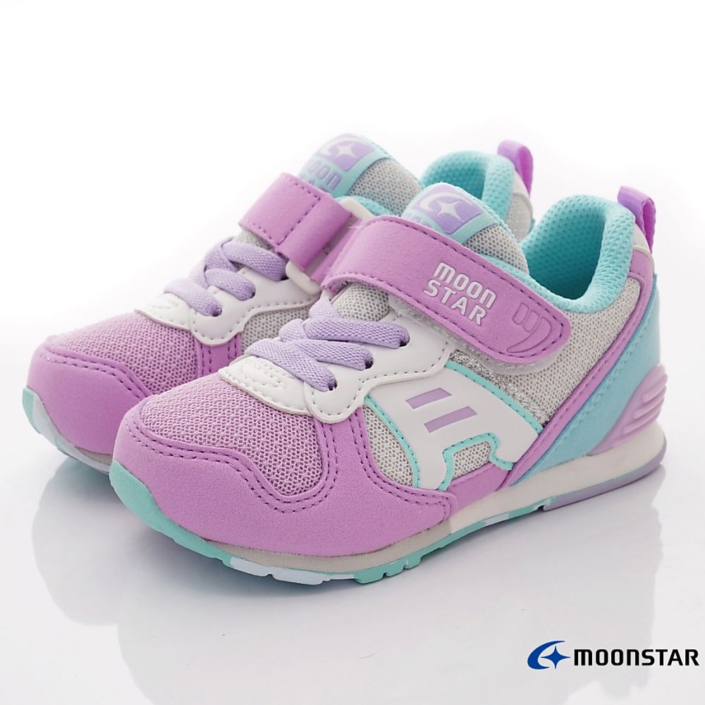 Moonstar日本月星 - HI系列十大機能運動鞋(中小童款)-紫
